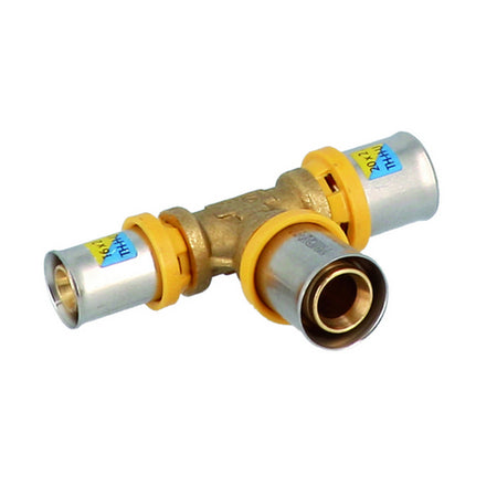 Raccordo A T Ridotto A Pressare Per Multistrato- 26X16X26- Gf- Pezzi 1