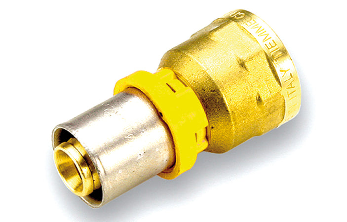 Raccordo Per Multistrato Gas Diritto Femmina- 32 X 1- Tiemm- Pezzi 1