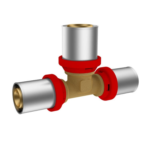 Raccordo A Pressare Ikaro A T Ridotta- 20 X 16 X 20- Ikaro- Pezzi 1