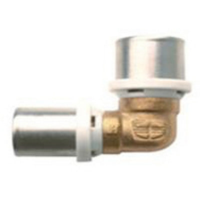 Raccordo Curvo Doppio Ibp A Pressare Per Multistrato- Diam. 20- Ibp- Pezzi 1