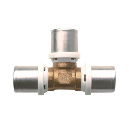 Raccordo A Tee Ibp A Pressare Per Multistrato- Diam. 20X20X20- Ibp- Pezzi 1