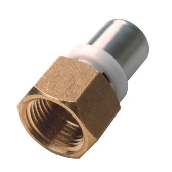 Raccordo Diritto Femmina Ibp A Pressare Per Multistrato- 1/2X20 -Conf- Faidf- Pezzi 1