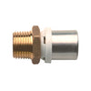 Raccordo Diritto Maschio Ibp A Pressare Per Multistrato- 1/2X20 -Conf- Faidf- Pezzi 1
