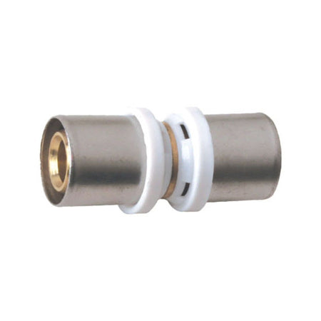 Raccordo Diritto Doppio Ibp A Pressare Per Multistrato- Diam. 26- Ibp- Pezzi 1