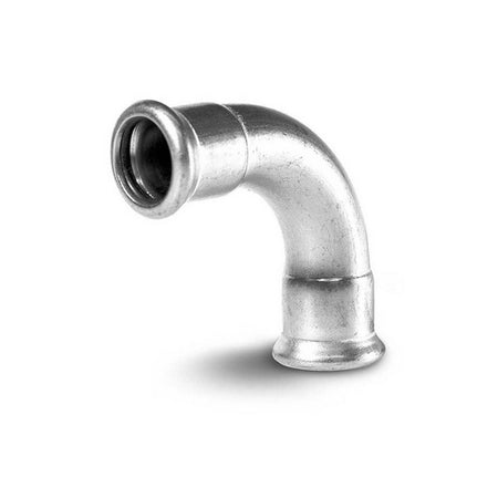 Curva Ff 90 ° A Pressare In Acciaio Carbonio- Diam. 35- Atusa- Pezzi 1