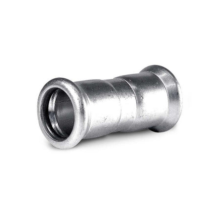 Manicotto Con Battuta A Pressare In Acciaio Carbonio- Diam. 22- Atusa- Pezzi 1