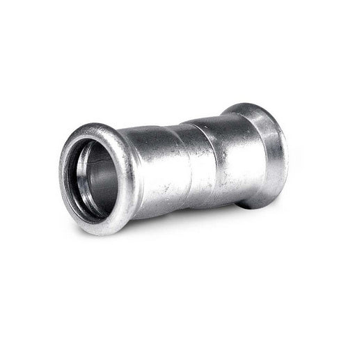 Manicotto Con Battuta A Pressare In Acciaio Carbonio- Diam. 42- Atusa- Pezzi 1