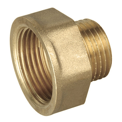 Prolunga Ridotta In Ottone Giallo Mf- Mf 1/2 X 3/4- Tiemm- Pezzi 1