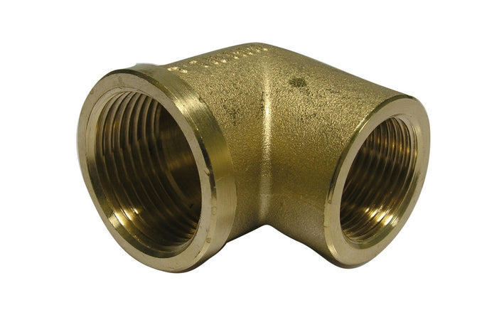 Gomito Ridotto Ff In Ottone Giallo- 1/2 X 3/8- Tiemm- Pezzi 1