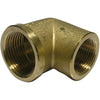 Gomito Ridotto Ff In Ottone Giallo- 1 X 3/4- Tiemm- Pezzi 1