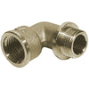 Gomito A 90 ° Mf Con Battuta In Ottone Giallo- Diam. 1/2- Tiemm- Pezzi 1