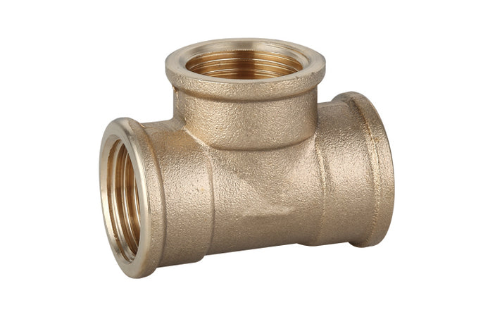 Tee Ff In Ottone Giallo Ibp- 1 1/4 -Conf- Faidf- Pezzi 1