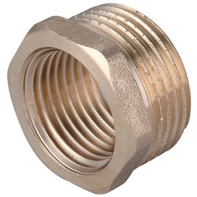 Riduzione Mf In Ottone Giallo Ibp- 3/4 X 3/8- Ibp- Pezzi 1