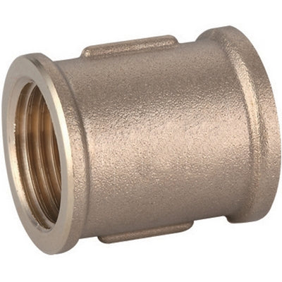 Manicotto Diritto Ff In Ottone Giallo Ibp- 1- Ibp- Pezzi 1