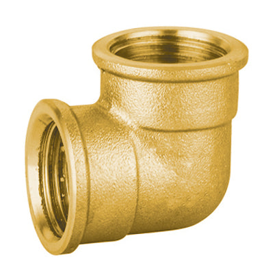 Gomito Ff In Ottone Giallo Pesante Ibp- 3/4- Ibp- Pezzi 1