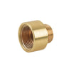 Prolunga Ridotta Fm In Ottone Giallo- 3/4 X 1/2- Caval- Pezzi 1