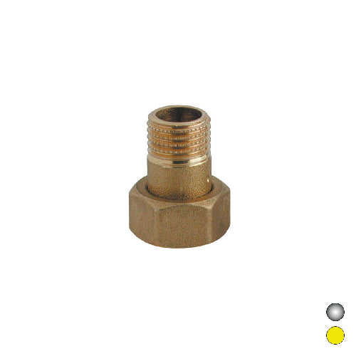 Bocchettone Con O-Ring E Calotta- 1/2 X 3/4 Cromato- Rinal- Pezzi 1