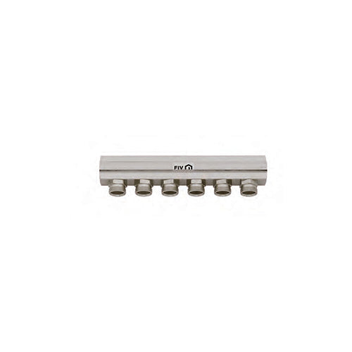 Collettore Di Distribuzione 3/4 Derivazioni 24X19 Int. 36- 3/4 X 8 Vie L. 301 Mm- Fiv- Pezzi 1