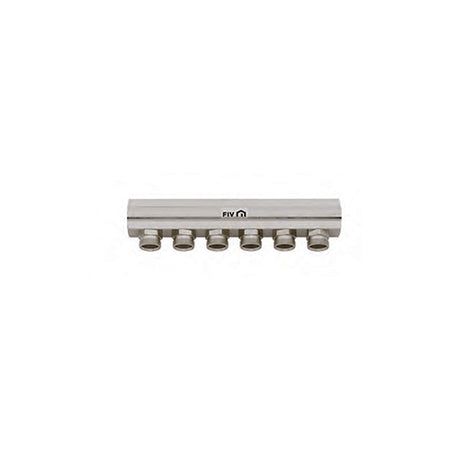 Collettore Di Distribuzione 3/4 Derivazioni 24X19 Int. 36- 3/4 X 10 Vie L. 373 Mm- Fiv- Pezzi 1