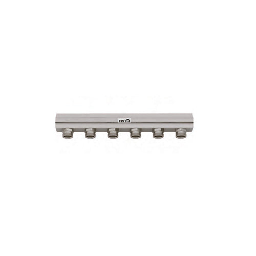 Collettore Di Distribuzione 1 Derivazione 24X19 Int. 50- 1 X 3 Vie L. 164 Mm- Fiv- Pezzi 1