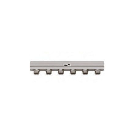 Collettore Di Distribuzione 1 Derivazione 24X19 Int. 50- 1 X 7 Vie L. 364 Mm- Fiv- Pezzi 1