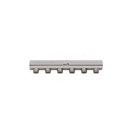Collettore Di Distribuzione 1 Derivazione 24X19 Int. 50- 1 X 10 Vie L. 514 Mm- Fiv- Pezzi 1