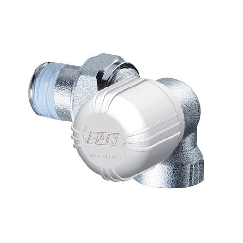 Valvola Termostatizzabile A Squadra Sx Ferro- 1/2- Far- Pezzi 1