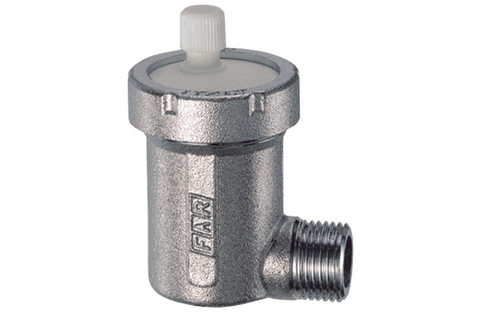 Valvola Automatica Sfogo Aria A Squadra A Galleggiante Cromata- 1/2- Far- Pezzi 1