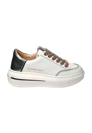 ALEXANDER SMITH Scarpe Donna Alexander Smith Lancaster Woman- White Dark Silver da donna