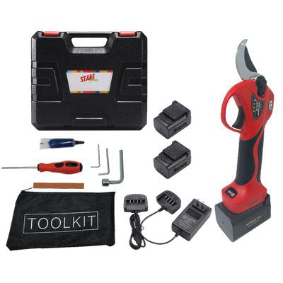 Forbice Batteria Easycut Rex Stars Volt 16,8 Ah 4,0+2,0 Mm 25/32 + Valigia