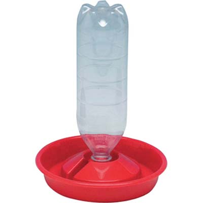 Abbeveratoio Avicoli Porta Bottiglia Contro - Cm 21- 10 Pezzi