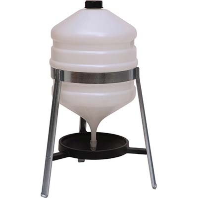 Abbeveratoio Avicoli Su Tripode Pp New Contro Lt 30