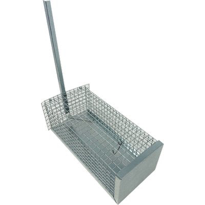 Trappola Topi A Galleria - Acciaio Zinc Cm 13X31 H.Cm 11- 2 Pezzi