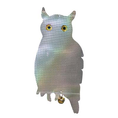 Spaventa Volatili Gufo Riflettente Stars - Cm 21,5 H.Cm 39,5 Cf=Pz 2- 2 Confezioni