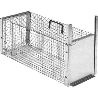 Trappola Predatori A Galleria Novital Acciaio Zinc Cm 62,5X24 H.Cm 26