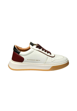 ALEXANDER SMITH Scarpe Uomo Alexander Smith Harrow Man-White Wine da uomo