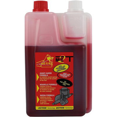 Olio 2T Sintetico Active - Lt 1 Additivato- 12 Pezzi