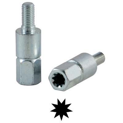 Inserto X Coppia Conica Decespugliatore - Denti 9- 2 Pezzi