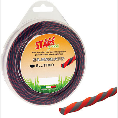 Filo X Decespugliatore Silenziato Stars - Mm 4,0 Mt 25- 2 Pezzi
