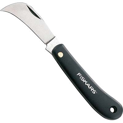Coltello Serramanico Innesto A Roncola K62 Fiskars Mm 170