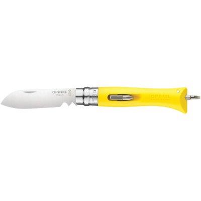 Coltello Opinel 09 Bricolage Mm 80 Pp Giallo
