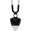 Zappa Cuore Bidente Occhio Tondo 229 Orsatti Acciaio Forgiato Gr 550 Mm 75X300 Sm.Mm 32