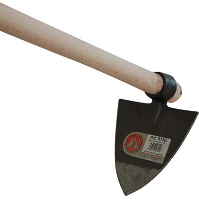 Zappa Romana Occhio Tondo 012 + Manico Orsatti Acciaio Forgiato/Faggio Gr 600 Mm 190X190 H.Cm 130