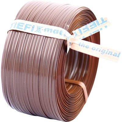 Piattina Animata Matic Tiefix - Pvc Marrone X Legatrice Hyundai 35505 Mt 90- 5 Pezzi