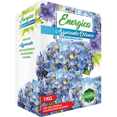 Concime Polvere Azzurrante Ortensie Energica - Kg 1- 6 Pezzi