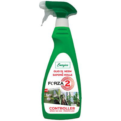 Insetticida Forza 2 Energica - Olio Neem+Sapone Molle Ml 500- 2 Pezzi