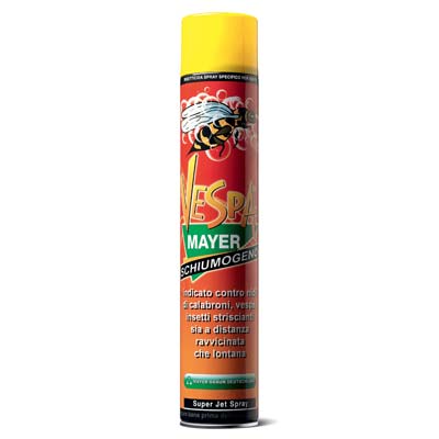 Insetticida Vespe Vespamayer Schiuma Mayerbraun - Spray Ml 750- 12 Pezzi