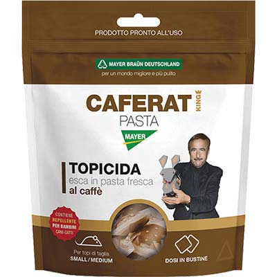 Topicida Caferat King Mayerbraun - Pasta Al Caffe Gr 150- 36 Pezzi