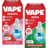 Ricarica Liquida Zanzare Vape Magic - Geranio + Menta Durata Notti 60- 30 Pezzi