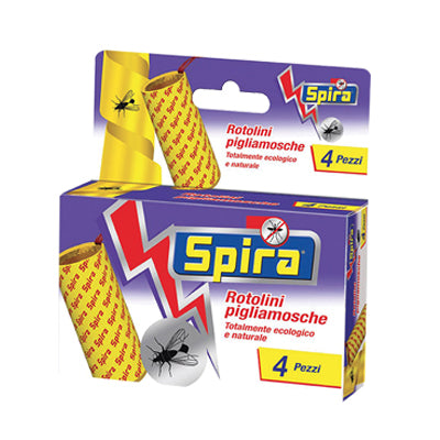 Trappola Attira Mosche Spira - Monouso Cf=Pz 4- 30 Confezioni